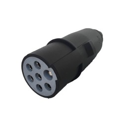 Nylon 7 Core Trailer 24V Plug Socket S Type Truck Connector for Heavy Duty and Large Trucks