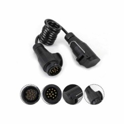 Trailer Spring Plug 13 Core to 13 Core 1 Meter 7 Core Spring Plug