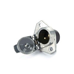 US Standard 2 Core Trailer Connector  Trailer Plug Socket for RVs Campers Yachts Power Plug