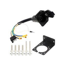 US Standard 7 Core Connector Trailer Plug Socket for RVs Campers Yachts Power Plug