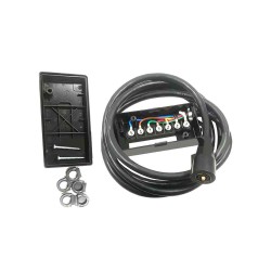 US Standard 7 Core Trailer Cable with Junction Box 8 Feet  RV Power Cable