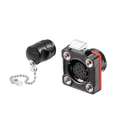Aviation Cconnector Female Socket Plastic Shell Industrial Connector Bd20 Waterproof 14-Pin