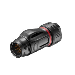 Plastic Waterproof Connector 12 Pin Male Female Water Proof Circular Connector