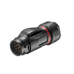 Plastic Waterproof Connector 14 Pin Male Female Water Proof Circular Connector