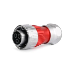 DH24 3 Pin M20 Waterproof Circular Cable Wire Power Signal Connector Female Plug Adapter For Truck Tractor Car Industry