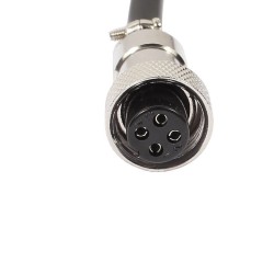 10pcs 4 Core GX12 Plug Cable Female Air Plug Aviation Socket Connector Plug Cable 1M