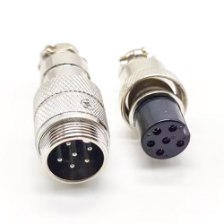 10pcs 6 Pin Power Connector GX16 Male Female Straight Wire Connector