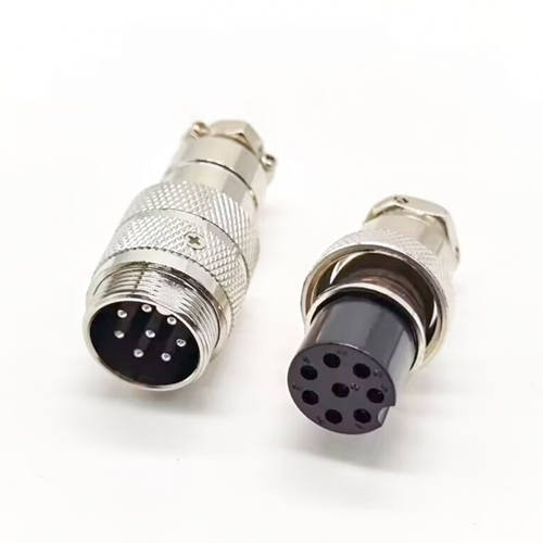 10pcs 8 Pin Connector Round GX20 Male and Female Docking Cable Connector 10pcs 8 Pin Connector Round GX20 Male and Female Docking Cable Connector