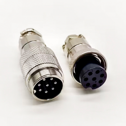 10pcs 8 Pin Connector Round GX20 Male and Female Docking Cable Connector