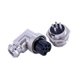 10pcs GX16 6 Pin Male Socket Female Plug Connector R/A Connector