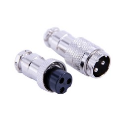 10pcs GX16 3 Pin Connector Straight Male Female Cable Connector