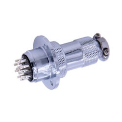 10pcs GX20 Flange Mount Connector 12 Pin Plug and Socket Circular Flange Mount Connector