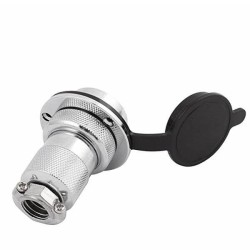 10pcs GX30 7 Pin Flange Mount Connector Straight Circular Connector