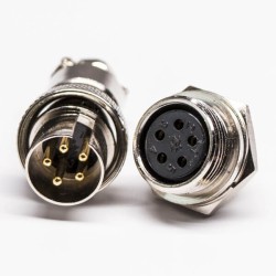 10pcs RP GX16 Air Connector 5 Pin Male Plug and Female Socket Aviation Connector