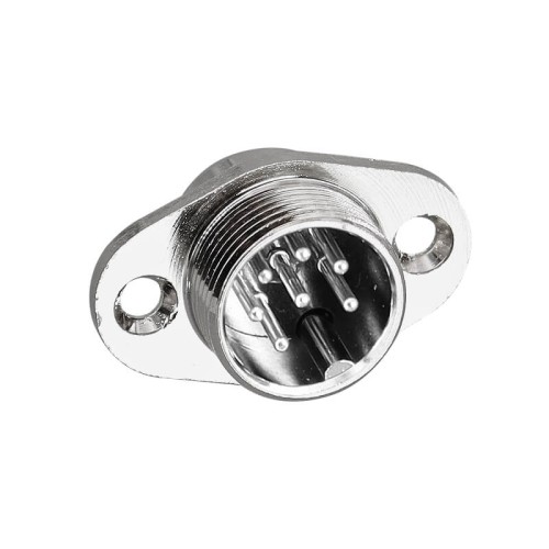 16mm Aviation Plug Connector 2 Hole Flange GX16 7 Pin Male and Female Aviation Connector 16mm Aviation Plug Connector 2 Hole Flange GX16 7 Pin Male and Female Aviation Connector