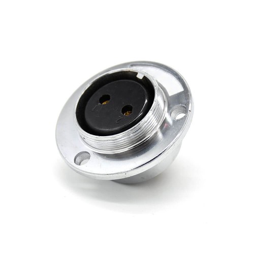 2 Pin Aviation Connector and GX40 3 Holes Flange Reveser Female Connector 2 Pin Aviation Connector and GX40 3 Holes Flange Reveser Female Connector