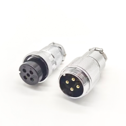 4 Pin Metal Aviation Connectors Plug+socket GX25 Male Female Docking Cable Straight Circular Aviation Connector