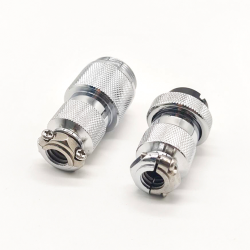 4 Pin Metal Aviation Connectors Plug+socket GX25 Male Female Docking Cable Straight Circular Aviation Connector