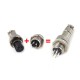 5PCS Wire to Panel Connector GX12 5 Pin Male Socket and Female Plug Straight Connector 5PCS Wire to Panel Connector GX12 5 Pin Male Socket and Female Plug Straight Connector