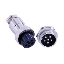 6 pin Aviation Cable Connector Automotive Electrical Connector Straight Male Socket and Female Plug