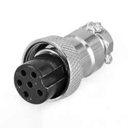 6 Pin Aviation Connector Male Female Plug Metal GX16 Panel Connector Plug Socket for PCB