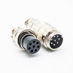 8 Pin Circular Connector GX20 Male and Female Docking Cable Connector