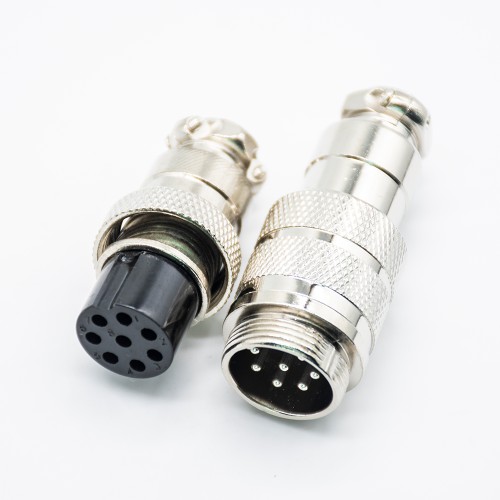 8 Pin Circular Connector GX20 Male and Female Docking Cable Connector 8 Pin Circular Connector GX20 Male and Female Docking Cable Connector