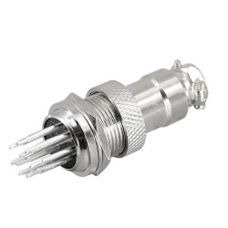 9 Pin Aviation Connector Male Female Plug Metal GX16 Panel Connector Plug Socket for PCB