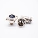 Aviation Connector GX16 5 pin Reverse Type Angled Male Plug and Straight Female Socket 2 Holes Flange Aviation Connector GX16 5 pin Reverse Type Angled Male Plug and Straight Female Socket 2 Holes Flange