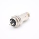 Aviation Plug 3 Pin GX20 Straight Male Female Solder Type