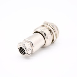 Aviation Plug 3 Pin GX20 Straight Male Female Solder Type