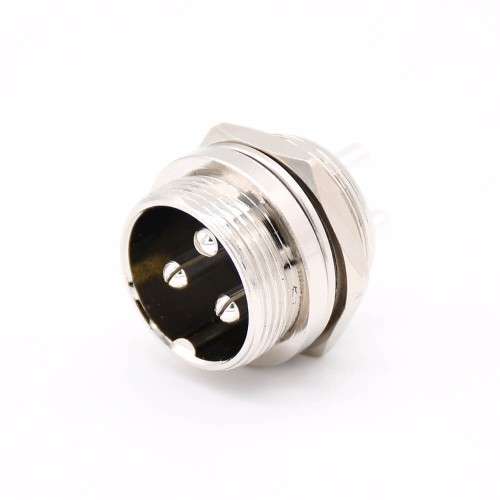 Aviation Plug 3 Pin GX20 Straight Male Female Solder Type