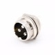 Aviation Plug 3 Pin GX20 Straight Male Female Solder Type