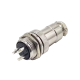 Aviation Plug 3 Pin GX20 Straight Male Female Solder Type