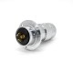 Aviation Plug and Socket GX30 3 Pin Male to Female Reverse Connector Flange Mounting Solder Cup for Cable