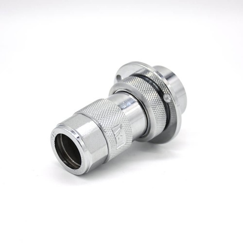 Aviation Plug and Socket GX30 3 Pin Male to Female Reverse Connector Flange Mounting Solder Cup for Cable