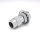 Aviation Plug and Socket GX30 3 Pin Male to Female Reverse Connector Flange Mounting Solder Cup for Cable