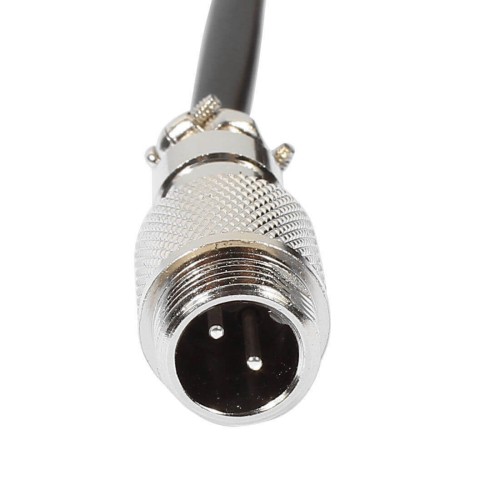Aviation Plug Connector GX12-2 Pin Male Cable Single Head Socket with Wire 1M Aviation Plug Connector GX12-2 Pin Male Cable Single Head Socket with Wire 1M