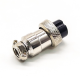 Aviation Plug Connector GX16-7 Pin Female Straight Black Bakelite Insulator Aviation Plug Connector GX16-7 Pin Female Straight Black Bakelite Insulator
