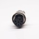 Aviation Plug Connector GX16-7 Pin Female Straight Black Bakelite Insulator Aviation Plug Connector GX16-7 Pin Female Straight Black Bakelite Insulator
