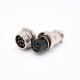 Aviation Plug Connector Metal GX16 -9 Pin Male Female Waterproof Connector Aviation Plug Connector Metal GX16 -9 Pin Male Female Waterproof Connector