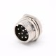 Aviation Plug Connector Metal GX16 -9 Pin Male Female Waterproof Connector Aviation Plug Connector Metal GX16 -9 Pin Male Female Waterproof Connector