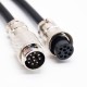 Aviation Plug Socket Connector GX16-10 Male/Female Head Cordset Plug Socket Electrical Cable 1M Aviation Plug Socket Connector GX16-10 Male/Female Head Cordset Plug Socket Electrical Cable 1M