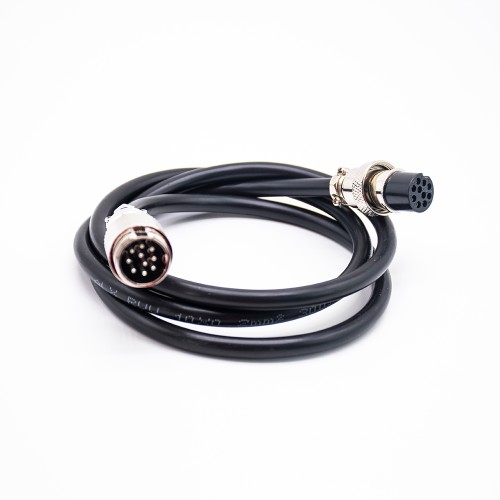 Aviation Plug Socket Connector GX16-10 Male/Female Head Cordset Plug Socket Electrical Cable 1M Aviation Plug Socket Connector GX16-10 Male/Female Head Cordset Plug Socket Electrical Cable 1M