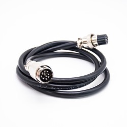 Aviation Plug Socket Connector GX16-10 Male/Female Head Cordset Plug Socket Electrical Cable 1M