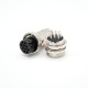 Aviation Plug Socket Connector GX20-10 Pin Metal Straight Wire Aviation Plug Socket Connector GX20-10 Pin Metal Straight Wire