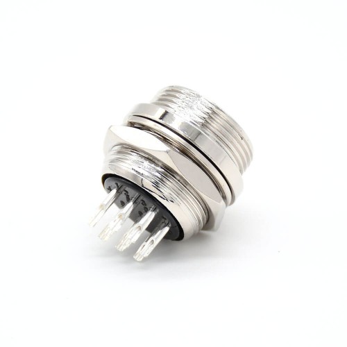 Aviation Plug Socket Connector GX20-10 Pin Metal Straight Wire Aviation Plug Socket Connector GX20-10 Pin Metal Straight Wire