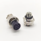 Bulkhead Connector 14 Pin Front Panel Connector GX20 Straight Male and Female