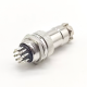 Bulkhead Connector 14 Pin Front Panel Connector GX20 Straight Male and Female