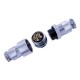 Butt Joint Connector GX25-6 Pin Straight Male Female Cable Connector plug +socket